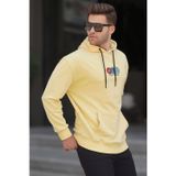 Madmext 6145 Sarı Erkek Sweatshirt