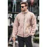 Madmext 6152 Bej Erkek Sweatshirt