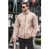 Madmext 6152 Bej Erkek Sweatshirt