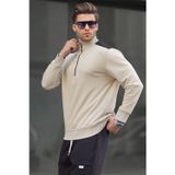 Madmext 6157 Bej Erkek Sweatshirt