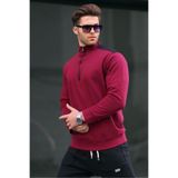 Madmext 6157 Bordo Erkek Sweatshirt