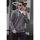 Madmext 6161 Füme Erkek Sweatshirt