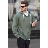 Madmext 6161 Haki Yeşili Erkek Sweatshirt