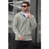 Madmext 6161 Mint Yeşili Erkek Sweatshirt