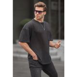 Madmext 6180 Siyah Oversize Erkek T-shirt