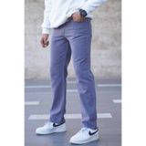 Madmext 6312 Straight Fit Boyalı Gri Erkek Jean Pantolon