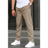 Madmext 6513 Paraşüt Kumaş Haki Erkek Pantolon