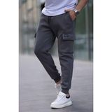 Madmext 6526 Siyah Kargo Cep Erkek Jogger Eşofman Altı