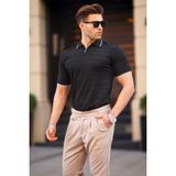 Madmext 6894 Siyah Polo Yaka Erkek T-shirt