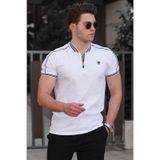 Madmext 9281 Beyaz Erkek T-shirt