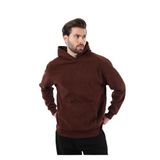 Madmext Acı Kahverengi Kapüşonlu Cep Detaylı Polar Erkek Sweatshirt 7093,Acı Kahverengi S