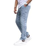 Madmext Açık Mavi Müslin Kumaş Erkek Basic Pantolon 6507,Açık Mavi S