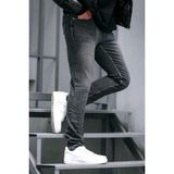 Madmext Antrasit Slim Fit Erkek Jean 6862 - 38