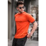 Madmext Basic Turuncu Erkek Tişört
