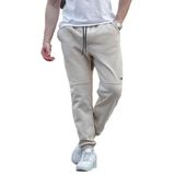 Madmext Bej Erkek Paçası Lastikli Polar Eşofman Altı 6555,Bej XL