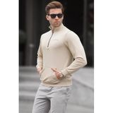 Madmext Bej Erkek Sweatshirt 5300,Bej S