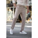 Madmext Bej Regular Fit Erkek Pantolon, XL Beden