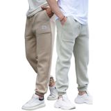 Madmext Bej/Çağla Yeşili Cepli Jogger Erkek 2'Li Paket Eşofman Altı E7445