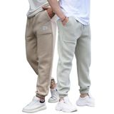 Madmext Bej/Çağla Yeşili Cepli Jogger Erkek 2'Li Paket Eşofman Altı E7445,Bej/Çağla Yeşili S