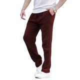 Madmext Bordo Müslin Kumaş Erkek Basic Pantolon 6507,Bordo M