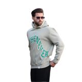 Madmext Çağla Yeşili Kapüşonlu Baskılı Cep Detaylı Erkek Sweatshirt E7065,Çağla Yeşili L