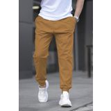 Madmext Camel Relaxed Jogger Pantolon 6853