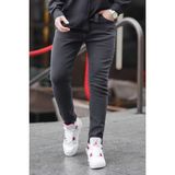 Madmext Düz Paça Rahat Kesim Erkek Füme Jeans 6330 - Antrasit - 31