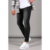 Madmext Düz Paça Rahat Kesim Erkek Siyah Jeans 6330,Siyah 34