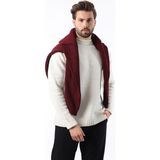 Madmext Ekru Bisiklet Yaka Overfit Erkek Triko Kazak E7402 - XL