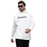 Madmext Ekru Kapüşonlu Baskılı Erkek Sweatshirt 7090,Ekru S