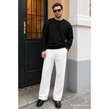 Madmext Ekru Rahat Kesim Bol Paça Erkek Eşofman Altı E6589 - 2XL
