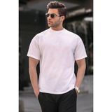 Madmext Ekru Regular Fit Basic Erkek Tişört 6099 - XL