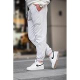 Madmext Erkek Jogger Eşofman Altı, Baskılı, Paçası Lastikli, Kahverengi, 2XL