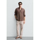Madmext Erkek Rahat Kesim Pantolon, Bej, XL, E6561