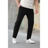 Madmext Erkek Regular Fit Pantolon, Siyah, M Beden