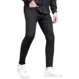 Madmext Erkek Siyah Kanvas Slim Fit Pantolon,Siyah 40