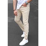 Madmext Erkek Yeşil Kanvas Slim Fit Pantolon