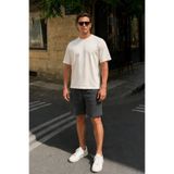 Madmext Füme Basic Keten Erkek Şort 6506