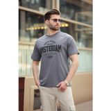 Madmext Füme Baskılı Erkek Tişört E7124