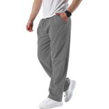 Madmext Füme Bol Paça Beli Bağlamalı Erkek Pantolon E7403,Füme 2XL