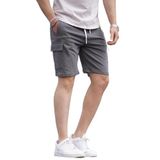 Madmext Füme Erkek Kargo Cep Şort 6534,Füme L