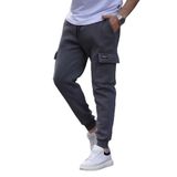 Madmext Füme Kargo Cep Erkek Eşofman Altı 6526,Füme L