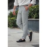 Madmext Gri Basic Erkek Pantolon E6576,Gri XL