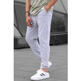 Madmext Gri Basic Paçası Lastikli Erkek Eşofman 5494