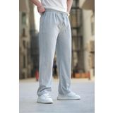 Madmext Gri Beli Ayarlanabilir Rahat Kesim Erkek Pantolon E6564