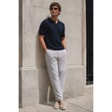 Madmext Gri Düz Paça Erkek Pantolon Regular Fit %60 Polyester %40 Pamuk - XL