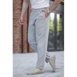 Madmext Gri Rahat Kesim Erkek Kumaş Pantolon, Regular Kalıp, Düz Paça, Normal Bel, XL