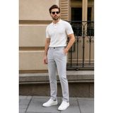 Madmext Gri Regular Fit Düz Kesim Yan Cepli Erkek Pantolon 6540 - 2XL