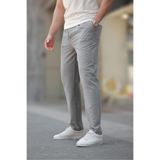 Madmext Gri Regular Fit Erkek Pantolon E6572,Gri L