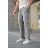 Madmext Gri Regular Fit Erkek Pantolon E6572,Gri XL